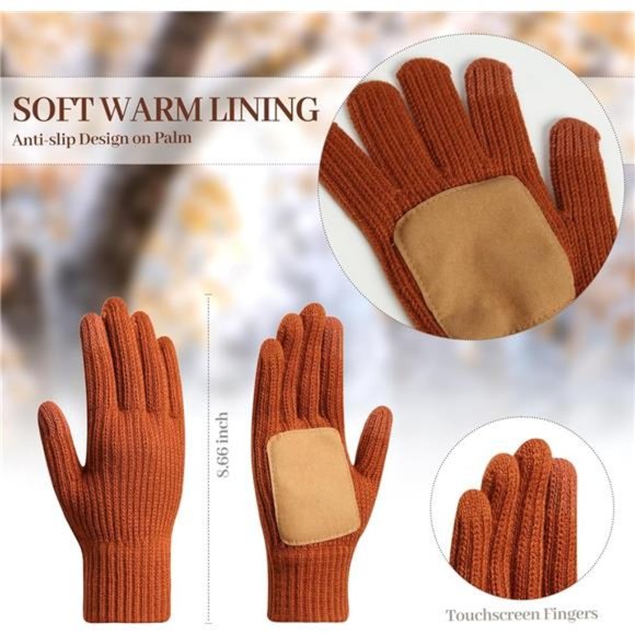 Winter Beanie Hat Long Scarf Glove Set for Women main image 4
